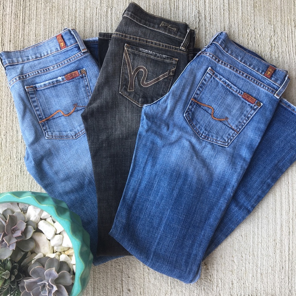 Women's Jeans Bundle • 7FAMK Citizens of Humanity
